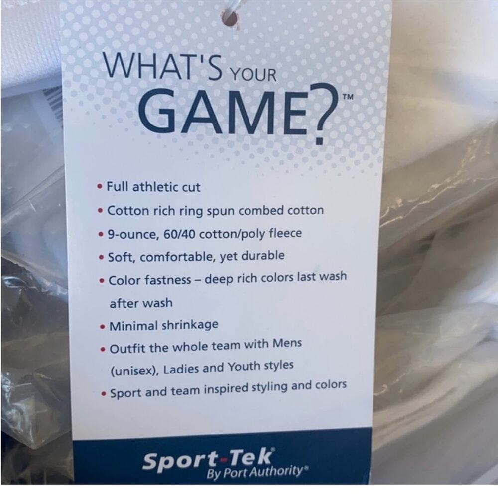 New with Tags Sport-Tek Women's White Quarter-Zip Pullover Sweatshirt XSmall - Picture 7 of 11